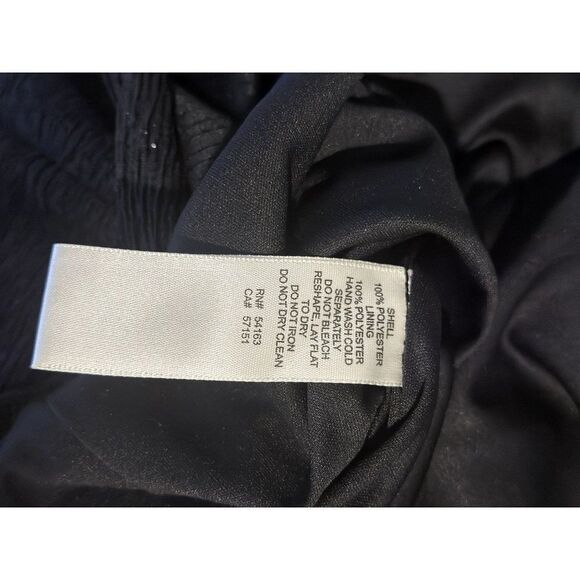 Eliza J Cold Shoulder Sparkle Knit Sheath Dress in Black Size 4 - Picture 8 of 8